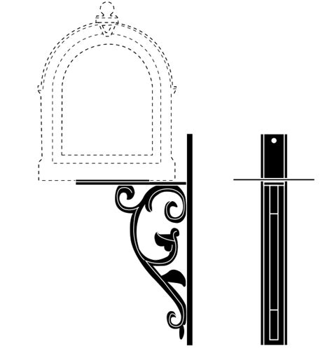 architectural mailbox mounting bracket installation|side mount mailbox bracket.